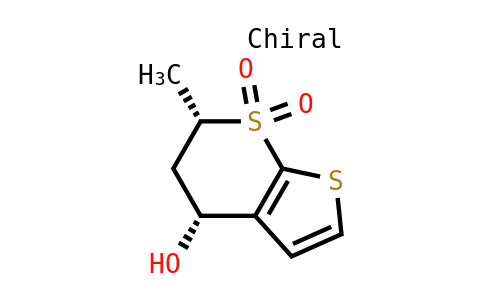 (4R,6S)-5,6-二氢-4-羟基-6-甲基噻吩并[2,3-b]噻喃-7,7-二氧化物