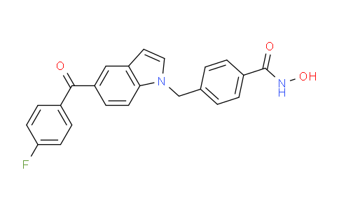 4-{[5-(4-氟苯甲酰基)-1H-吲哚-1-基]甲基}-N-羟基苯甲酰胺