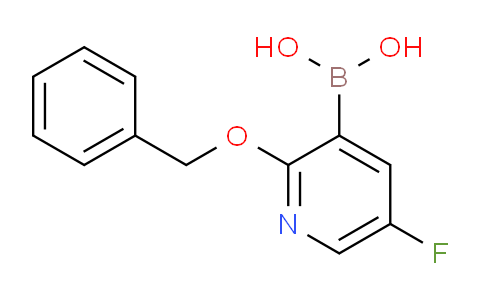 2-(苄氧基)-5-氟吡啶-3-基硼酸