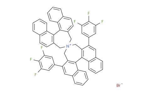 (11bS,11'bS)-2,6-双(3,4,5-三氟苯基)-3,3',5,5'-四氢-4,4'-螺二[dinaphtho[2,1-c:1',2'-e]氮杂环[-4-溴化铵