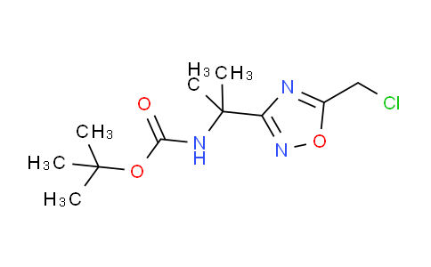 叔丁基N-{2-[5-(氯甲基)-1,2,4-惡二唑-3-基]丙-2-基}氨基甲酸酯