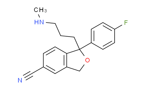 1-(4-氟苯基)-1-(3-(甲氨基)丙基)-1,3-二氫異苯并呋喃-5-腈
