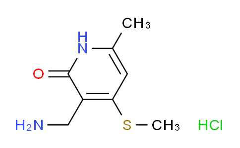 3-(氨基甲基)-6-甲基-4-(甲硫基)吡啶-2(1H)-酮盐酸盐