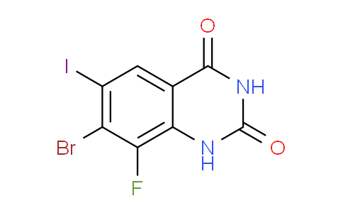 7-溴-8-氟-6-碘喹唑啉-2,4(1H,3H)-二酮