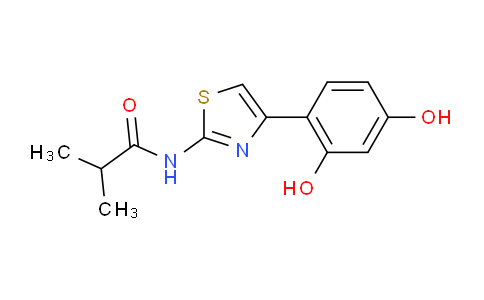N-(4-(2,4-二羥基苯基)噻唑-2-基)異丁胺