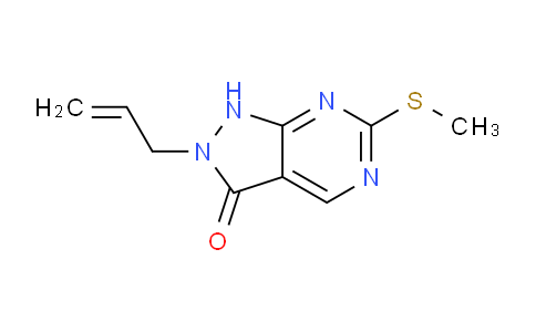 2-烯丙基-6-(甲硫基)-1H-吡唑并[3,4-d]嘧啶-3(2H)-酮