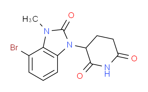 3-(4-溴-3-甲基-2-氧代-2,3-二氢-1H-苯并[D]咪唑-1-基)哌啶-2,6-二酮