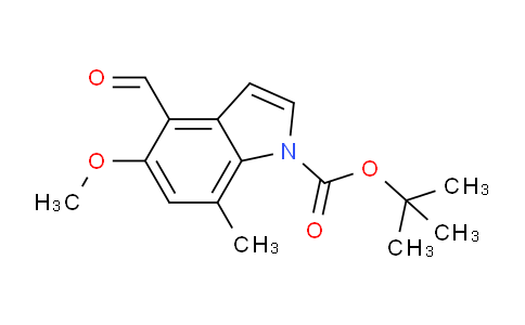 4-甲?；?5-甲氧基-7-甲基-1H-吲哚-1-羧酸叔丁酯