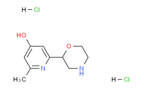 2-甲基-6-(嗎啉-2-基)吡啶-4-醇二鹽酸鹽