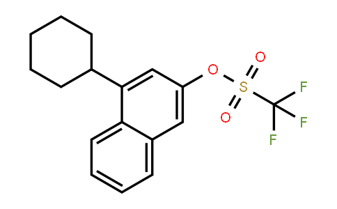 4-Cyclohexylnaphthalen-2-yl trifluoromethanesulfonate