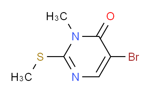 5-溴-3-甲基-2-(甲硫基)嘧啶-4(3H)-酮