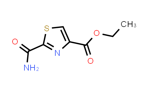 4-Thiazolecarboxylic acid, 2-(aminocarbonyl)-, ethyl ester