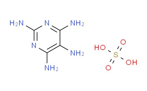 pyrimidine-2,4,5,6-tetramine;sulfuric acid