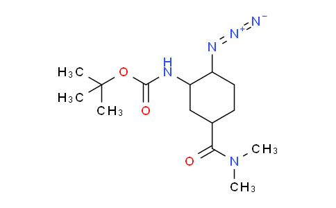 N-[2-疊氮-5-(二甲基氨甲酰)環(huán)己基]氨基甲酸叔丁酯