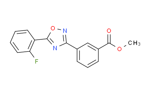 3-(5-(2-氟苯基)-1,2,4-惡二唑-3-基)苯甲酸甲酯