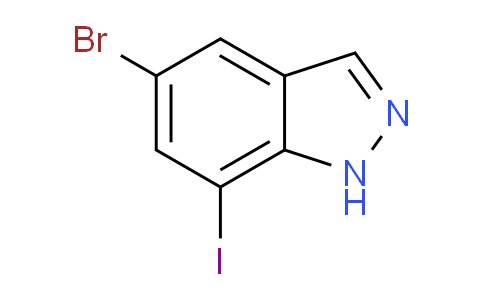 5-溴-7-碘-1H-吲唑
