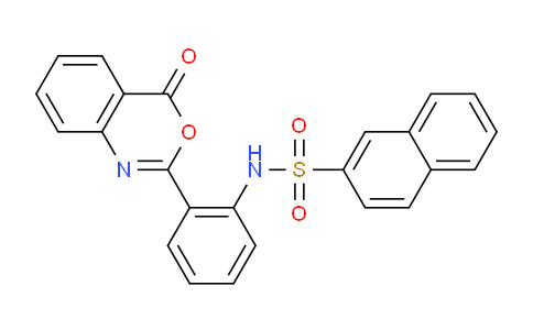 N-[2-(4-氧代-4H-3,1-苯丙惡嗪-2-基)苯基]-2-萘磺酰胺