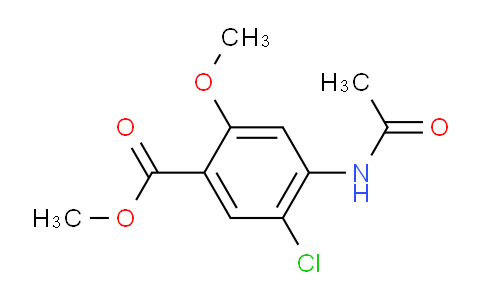 5-氯-4-乙酰氨基-2-甲氧基苯甲酸甲酯