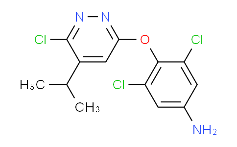 3,5-二氯-4-((6-氯-5-異丙基噠嗪-3-基)氧代)苯胺