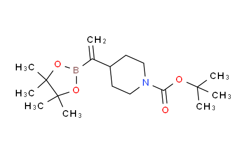 4-(1-(4,4,5,5-四甲基-1,3,2-二氧雜硼烷-2-基)乙烯基)哌啶-1-甲酸叔丁酯