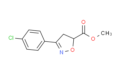 甲基3-(4-氯苯基)-4,5-二氫異惡唑-5-羧酸酯