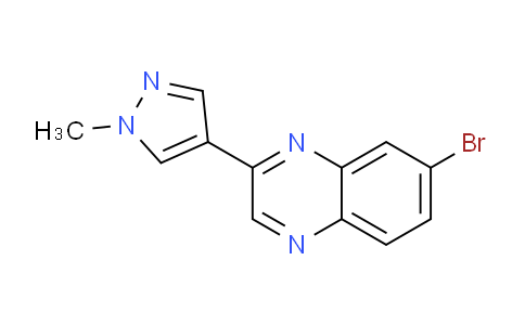 7-溴-2-(1-甲基-1H-吡唑-4-基)喹喔啉