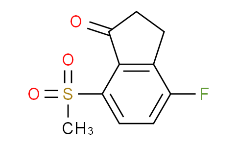 4-氟-7-(甲基磺酰基)-2,3-二氢-1H-茚满-1-酮