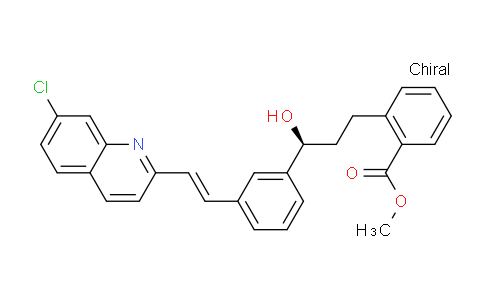 METHYL 2-[(S)-3-{(E)-3-[2-(7-CHLORO-2-QUINOLYL)VINYL]PHENYL}-3-HYDROXYPROPYL]BENZOATE