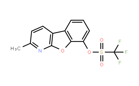 2-Methylbenzofuro [2,3-b] pyridine-8-yl trifluormethanesulfonate