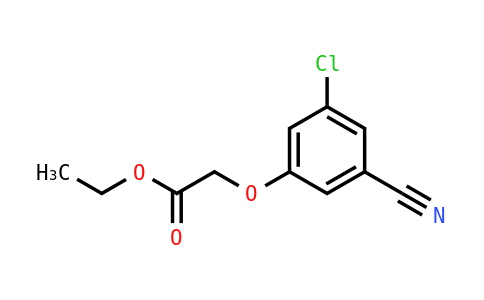 Ethyl 2-(3-chloro-5-cyanophenoxy)acetate