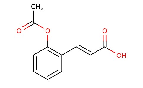 (E)-3-(2-acetoxyphenyl)acrylic acid