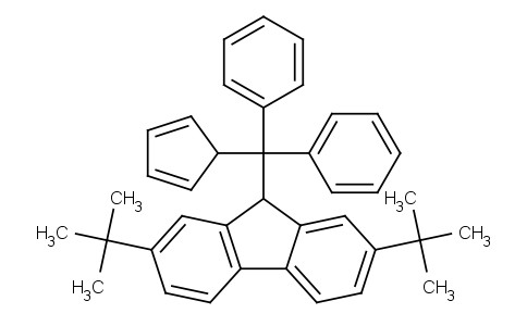 2,7-Di-tert-butyl-9-(cyclopenta-2,4-dien-1-yldiphenylmethyl)-9h-fluorene