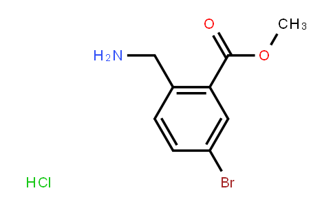 2-氨甲基-5-溴苯甲酸甲酯.盐酸盐