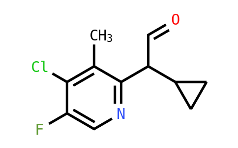 2-(4-氯-5-氟-3-甲基吡啶-2-基)-2-环丙基乙醛