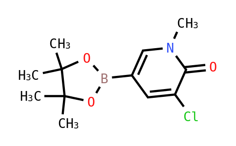 3-氯-1-甲基-5-(4,4,5,5-四甲基-1,3,2-二氧硼杂环戊烷-2-基)-2(1H)-吡啶酮