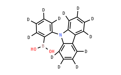 硼酸，B-[6-（9H-咔唑-9-基-1,2,3,4,5,6,7,8-d8）苯基-2,3,4,5-d4]-