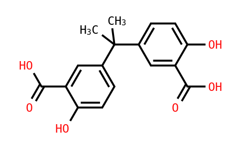 3,3'-(1-甲基亚乙基)双[6-羟基苯甲酸]