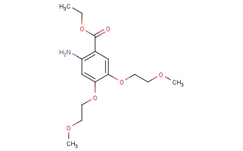 4,5-二甲氧乙氧基-2-氨基苯甲酸乙酯
