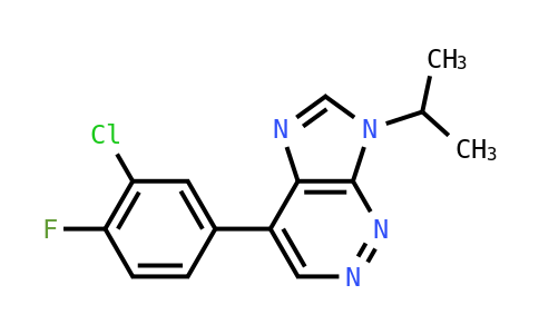 4-(3-氯-4-氟苯基)-7-異丙基-7H-咪唑并[4,5-c]噠嗪