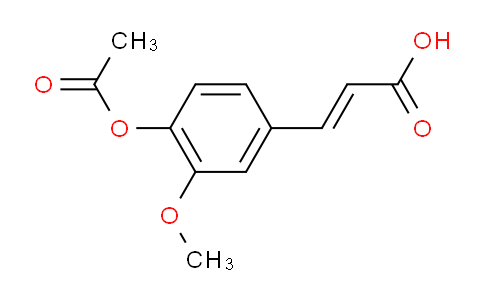 4-乙酰氧基-3-甲氧基肉桂酸