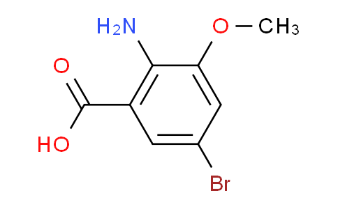2-氨基-5-溴-3-甲氧基苯甲酸
