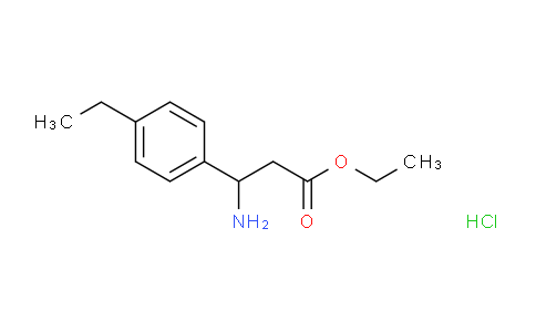 3-氨基-3-(4-乙基苯基)丙酸乙酯鹽酸鹽