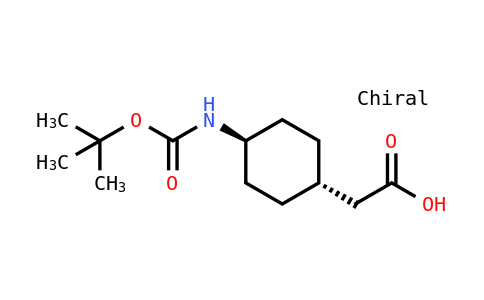 Trans-(N-Boc-4-aminocyclohexyl)acetic Acid