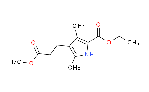 4-(3-甲氧基-3-氧代丙基)-3,5-二甲基-1H-吡咯-2-羧酸乙酯