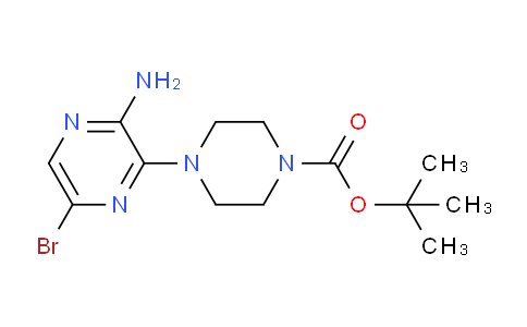 1-BOC-4-(3-氨基-6-溴吡嗪-2-基)哌嗪