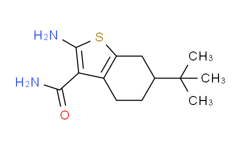 2-氨基-6-叔丁基-4,5,6,7-四氢-1-苯并噻吩-3-羧酰胺