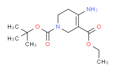 4-氨基-5,6-二氫-2H-吡啶-1,3-二羧酸1-叔丁酯3-乙酯