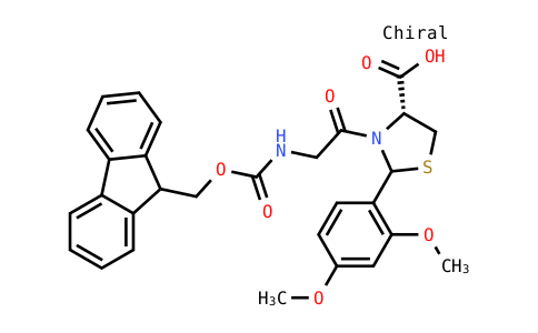 Fmoc-Gly-Cys(Psi(Dmp,H)pro)-OH