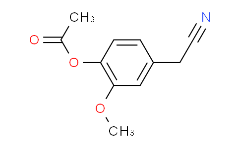 2-甲氧基-4-(氰甲基)苯基乙酸酯