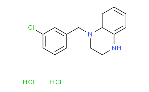 1-(3-氯芐基)-1,2,3,4-四氫喹喔啉二鹽酸鹽